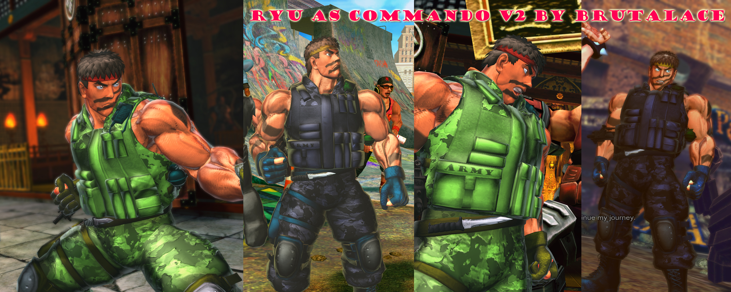 Ryu As Commando V2