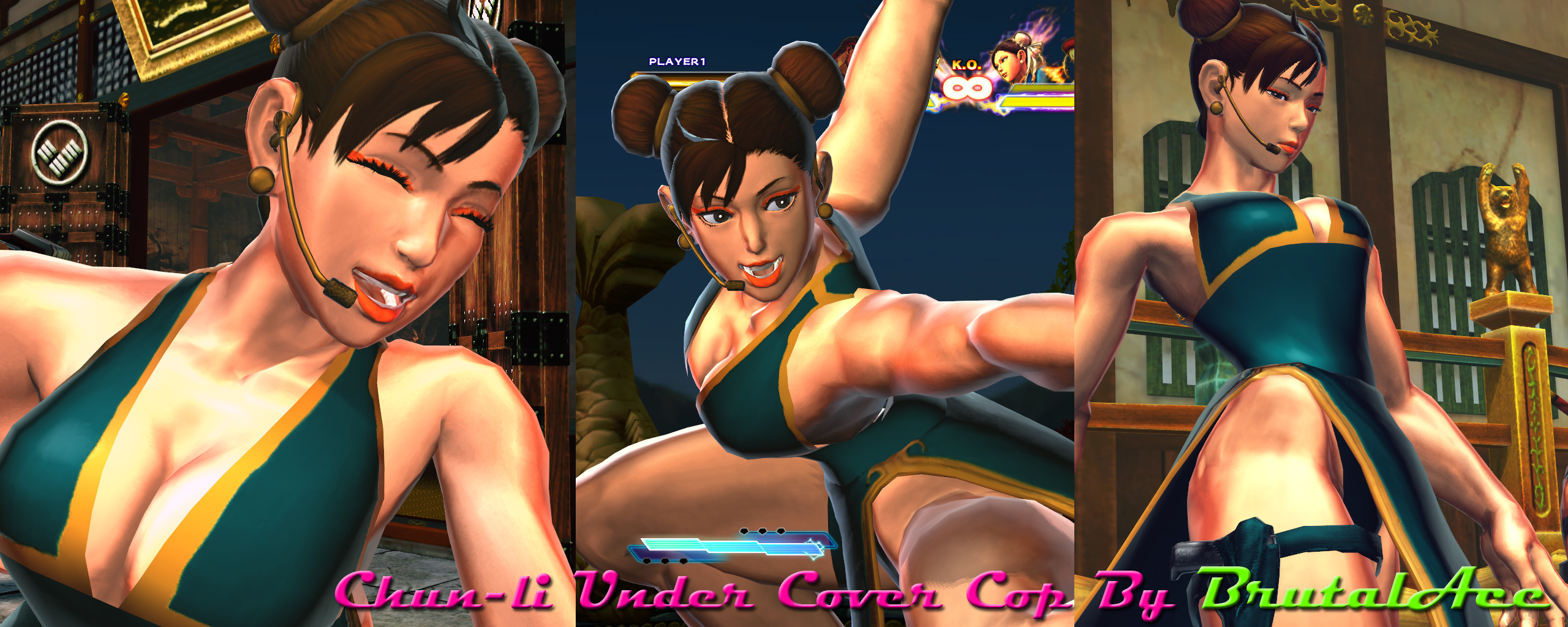 Chun-li Under Cover Cop