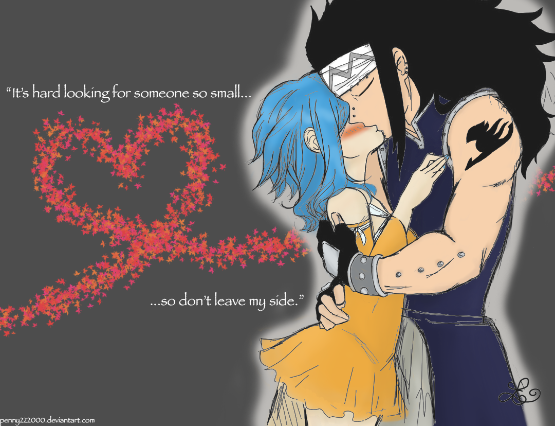 Gajeel X Levy Kiss