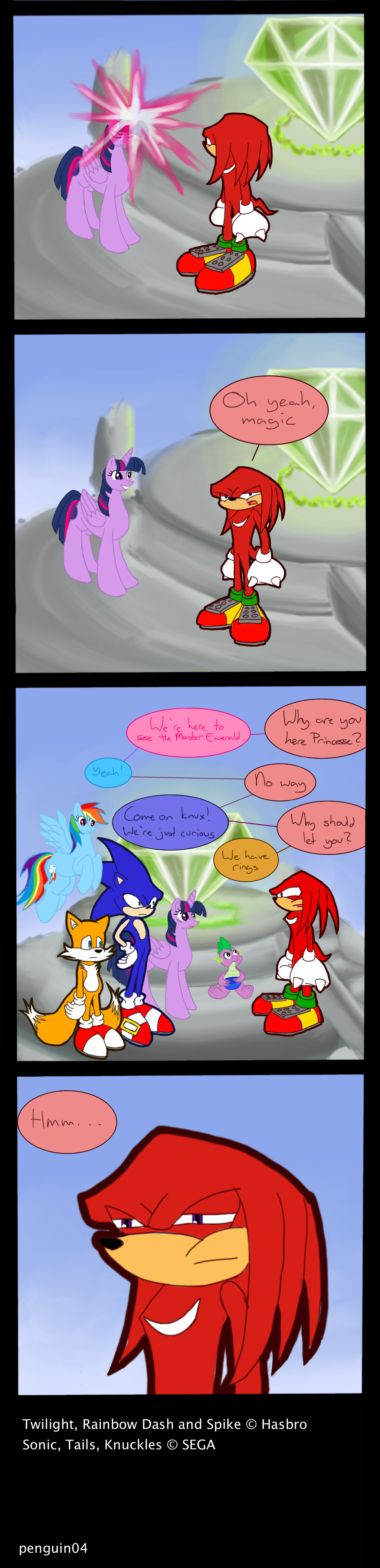 MLP and Sonic P4 by penguin04 on DeviantArt