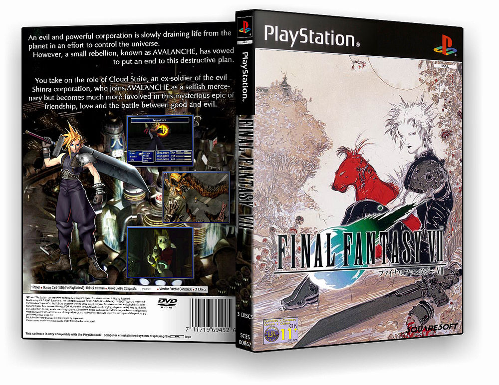 Final Fantasy VII custom cover by nakashimariku on DeviantArt