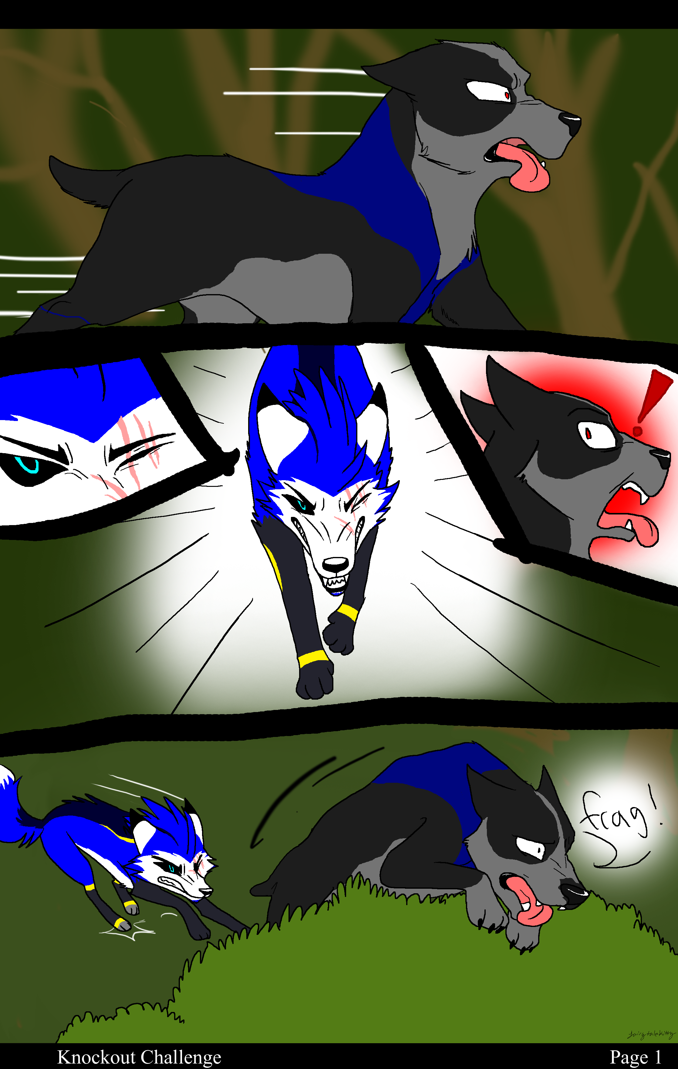 Knockout Challenge Page 1 by fairytalekitty on DeviantArt