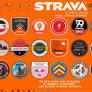 STRAVA CHALLENGE BADGES WALLPAPER