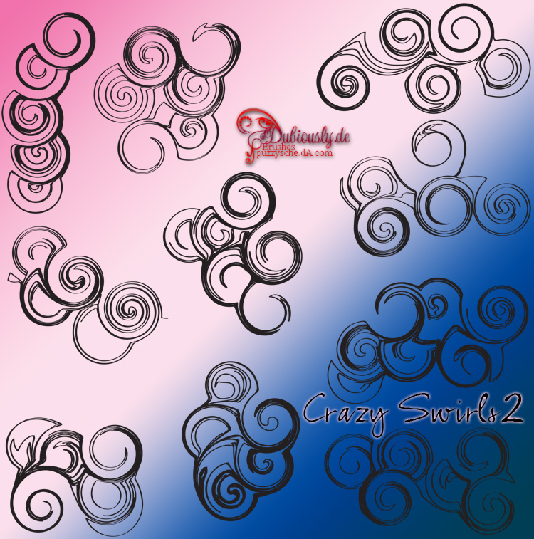 Crazy Swirls 2 Brushes