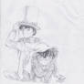 Conan and Kaito KID