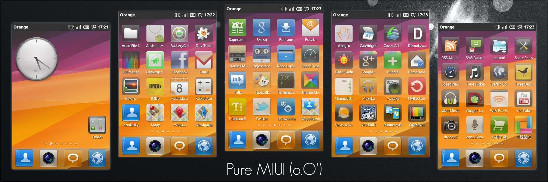 Pure MIUI for QQLauncher