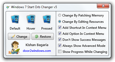 Windows 7 Start Orb Changer