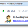 Windows 7 Aero Blur Tweaker