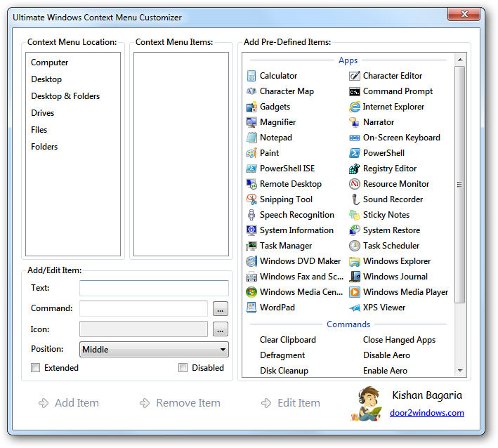 Ultimate Windows Context Menu Customizer by Kishan-Bagaria on DeviantArt