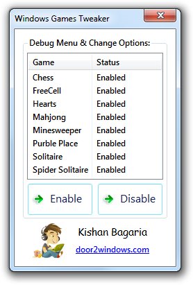 Windows Games Tweaker