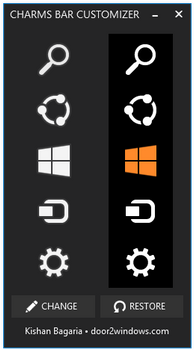 Windows 8.1 Charms Bar Customizer