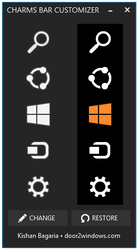 Windows 8.1 Charms Bar Customizer by Kishan-Bagaria