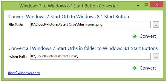 Windows 7 To Windows 8.1 Start Button Converter