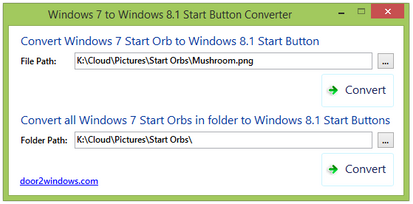 Windows 7 To Windows 8.1 Start Button Converter