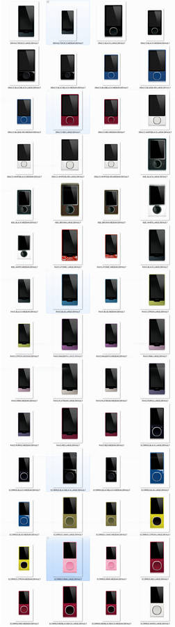 57 Zune Player PNG's