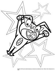 Mucha Lucha The Flea Printable Coloring Page