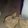 Femboy stomping on bread with dirty tabi socks :3