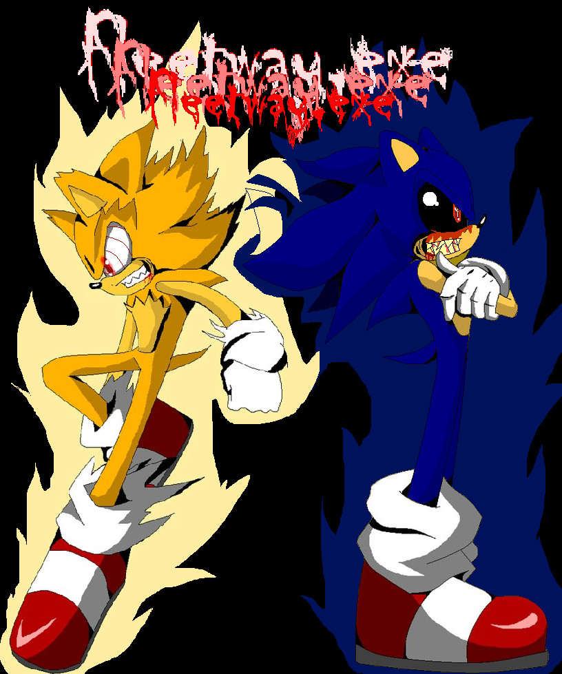 Fleetway Sonic.exe by TrueDarkexe on DeviantArt