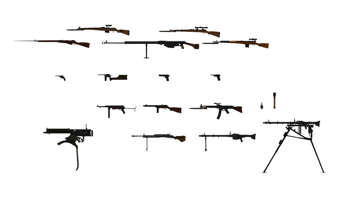 RO2 USSR and Third reich weapons by RaiR-211