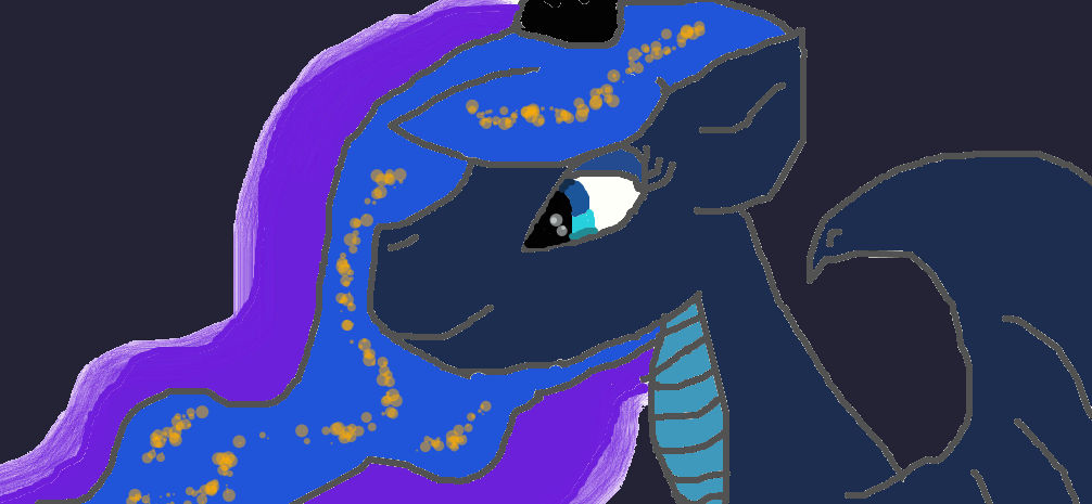 Princess luna dragon by Cleo by Dorota1990 on DeviantArt
