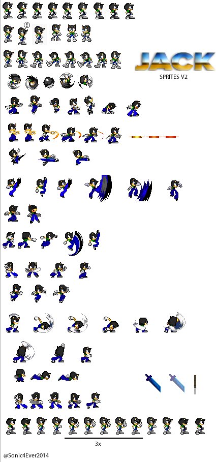 pic Jack The Hedgehog Sprites jack th sprites v2 part 1 by jack