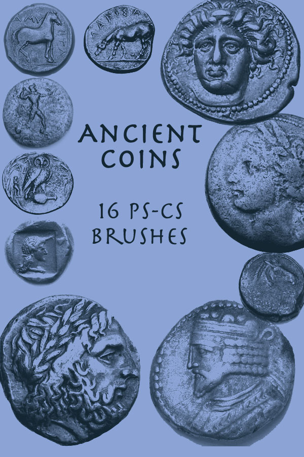ancient coins - 16 cs brushes