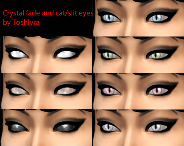 SIMS4 MOD  Faded And Cat Eyes