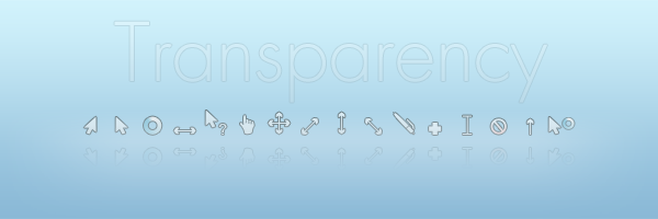 Transparency Cursors