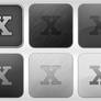 Psd greyscale icon templates