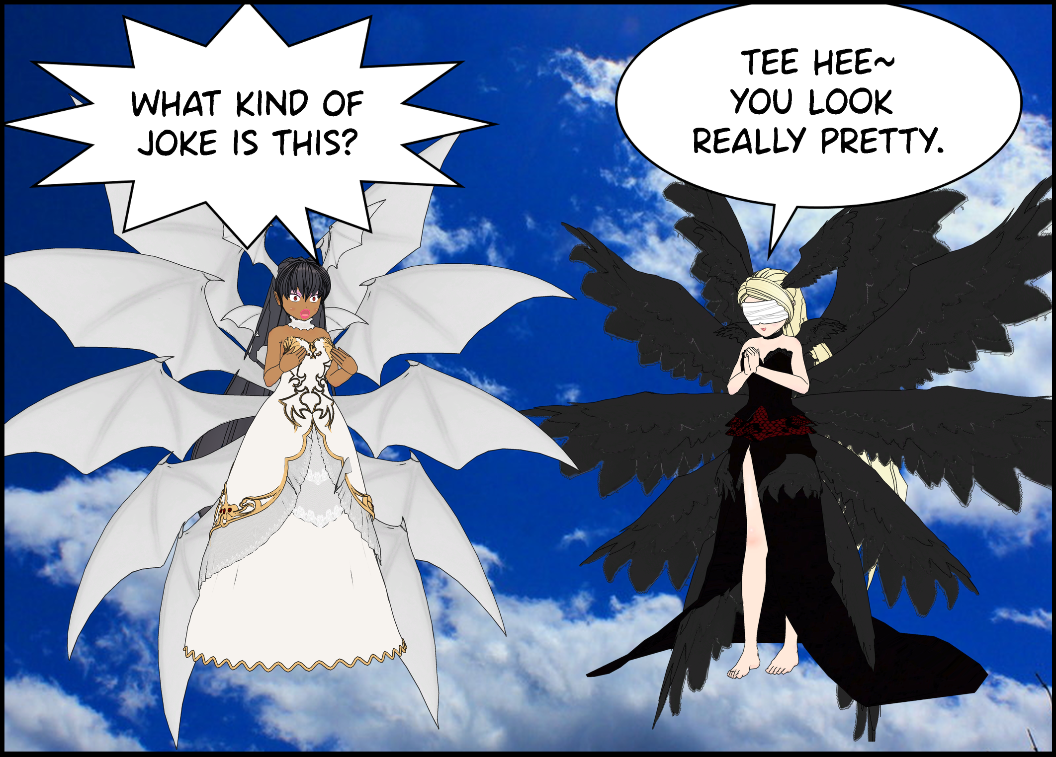 Godly Wings inverted colors by BellaMbrianna on DeviantArt