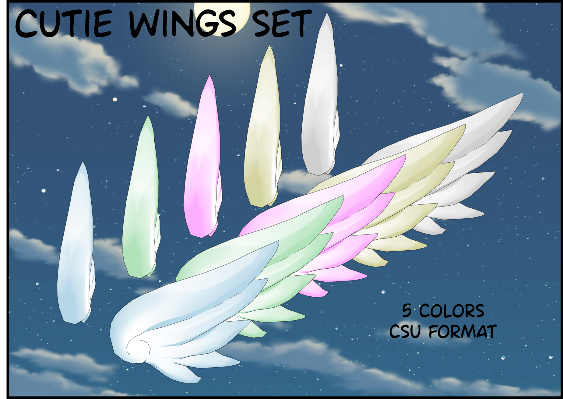 Cutie Wings pack for ComiPo by BellaMbrianna on DeviantArt