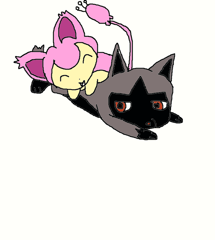 Skitty and Poochyena by growlithe-and-vulpix on DeviantArt