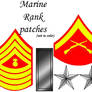 Marine Rank Patches