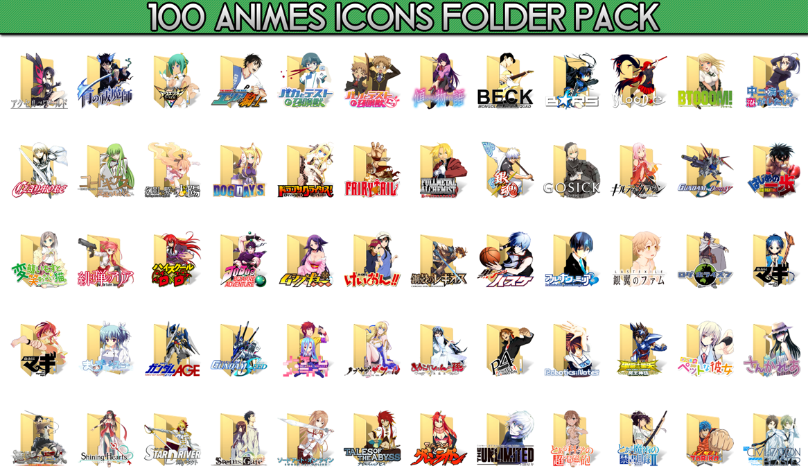 Anime Icon Folder on FolderIcons - DeviantArt