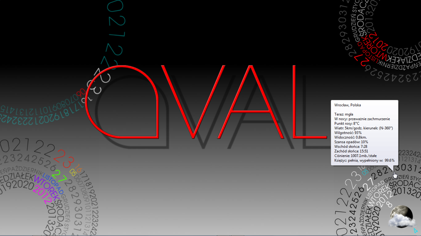 OVAL_2 Rainmeter