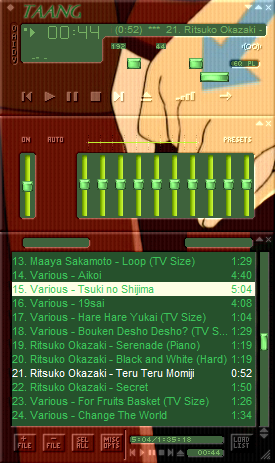 Taang Winamp Skin