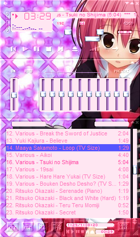 Amu-chan Winamp Skin