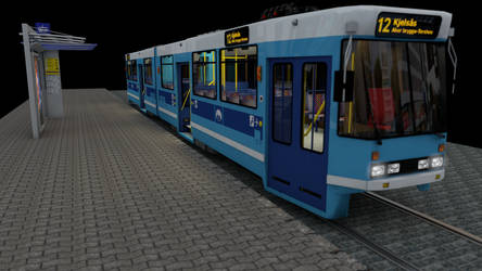 Tram Oslo - SL79 - trikken