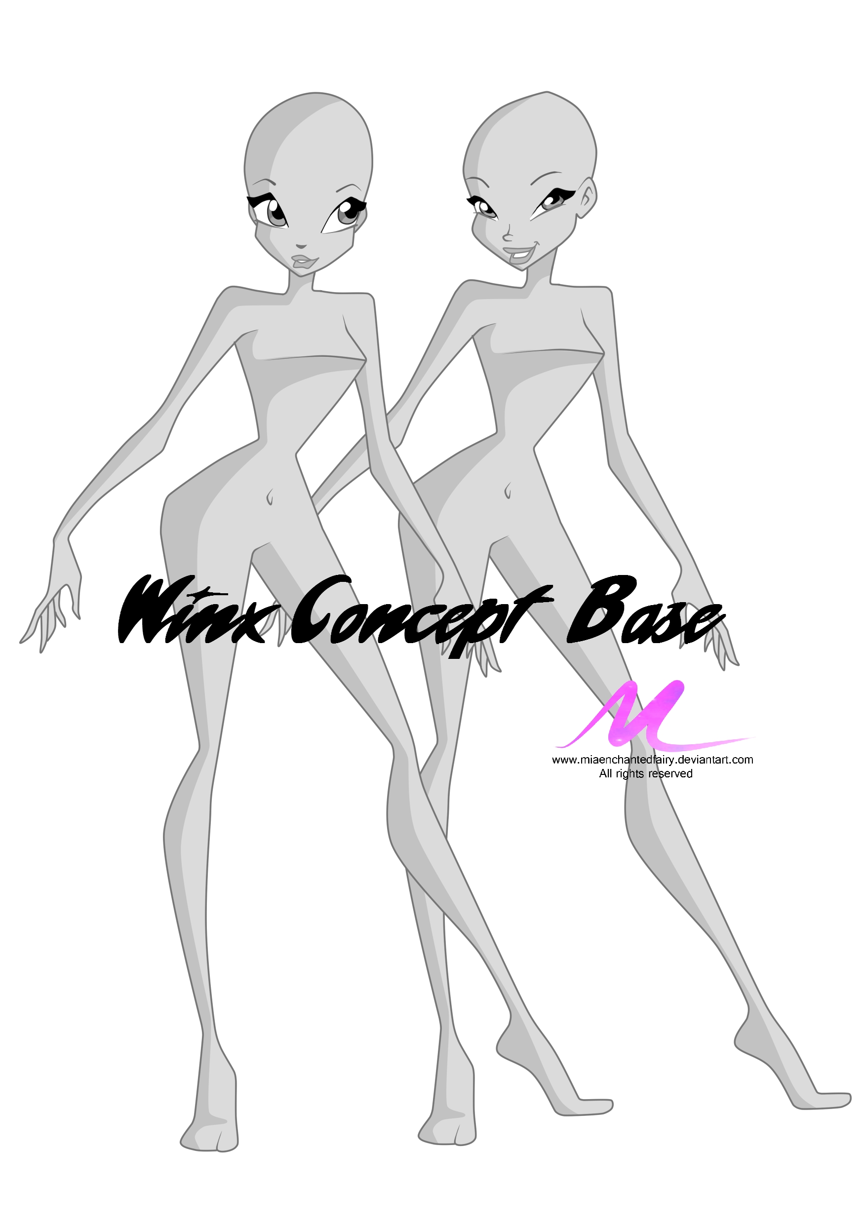 Winx Concept Base by MiaEnchantedFairy on DeviantArt