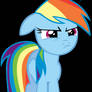 Angry Rainbow Dash