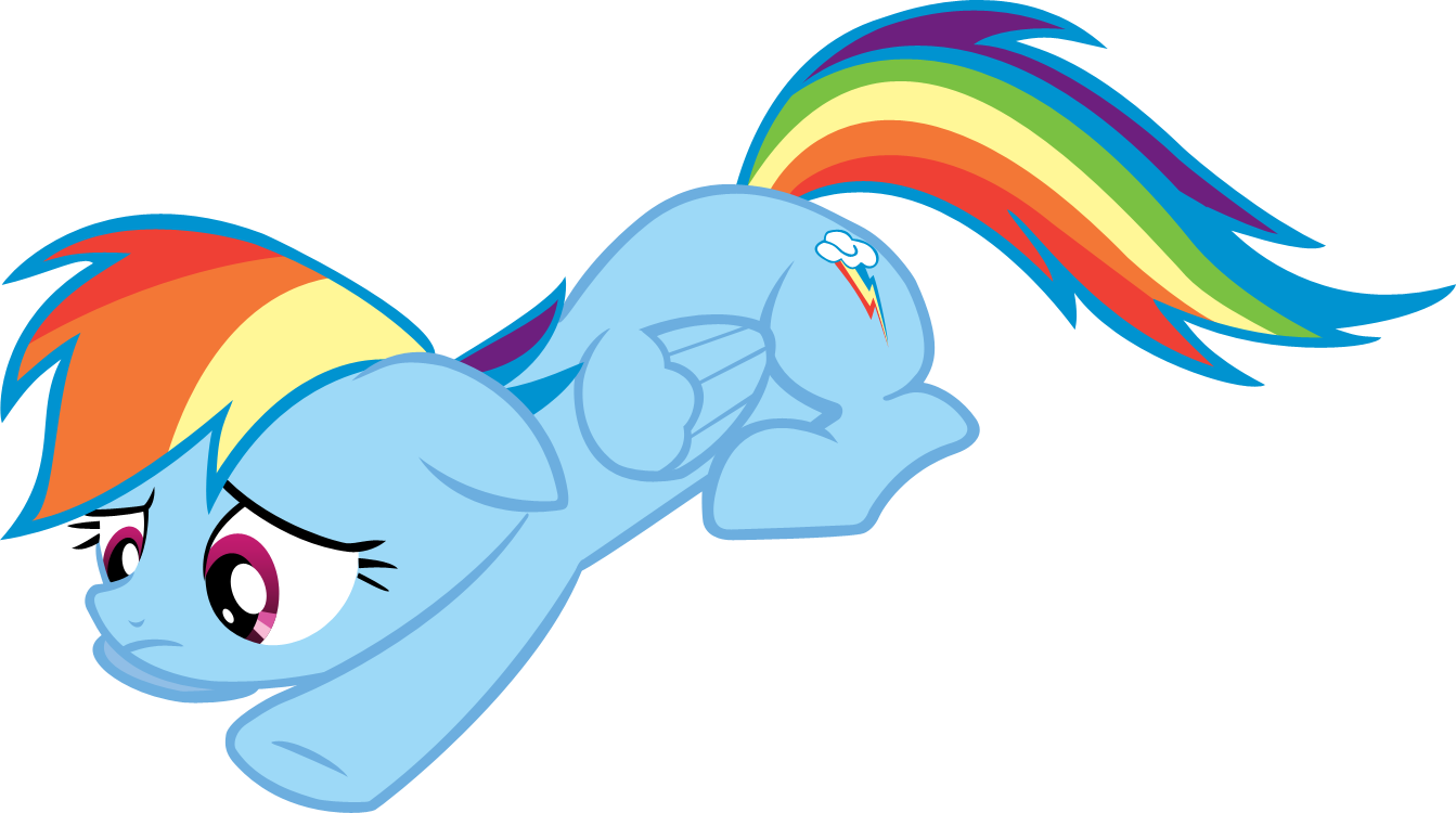 Rainbow dash is sad by Scotch208 on DeviantArt