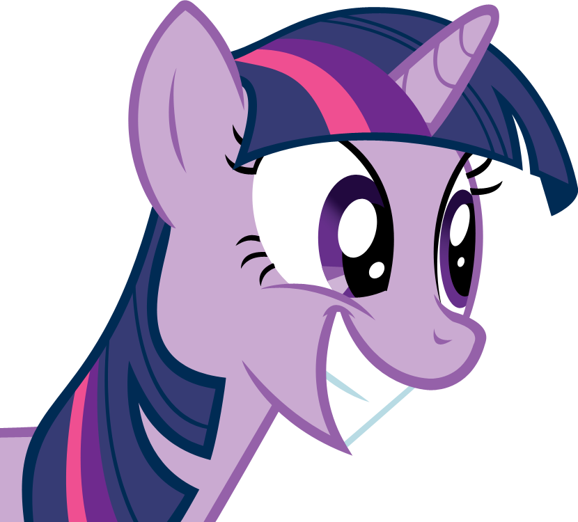 Twilight is happy about something