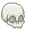 Floating skull avatar by HidesBehindThings