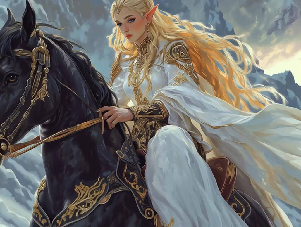 An Elf Warrior, riding home - Video by stgbr on DeviantArt