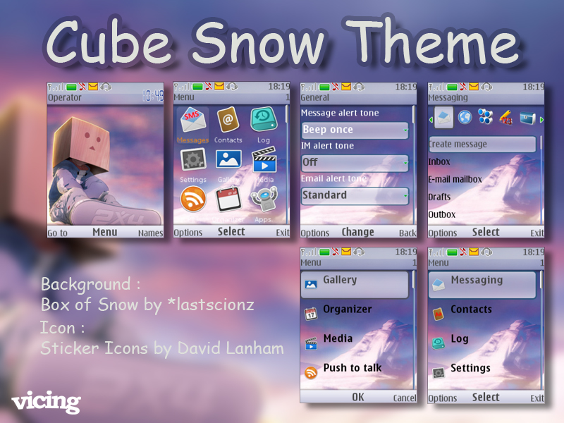 Cube Snow Theme S40