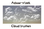 Cloud brushes by Adaae-stock