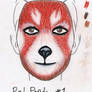 Red Panda makeup sketch #1