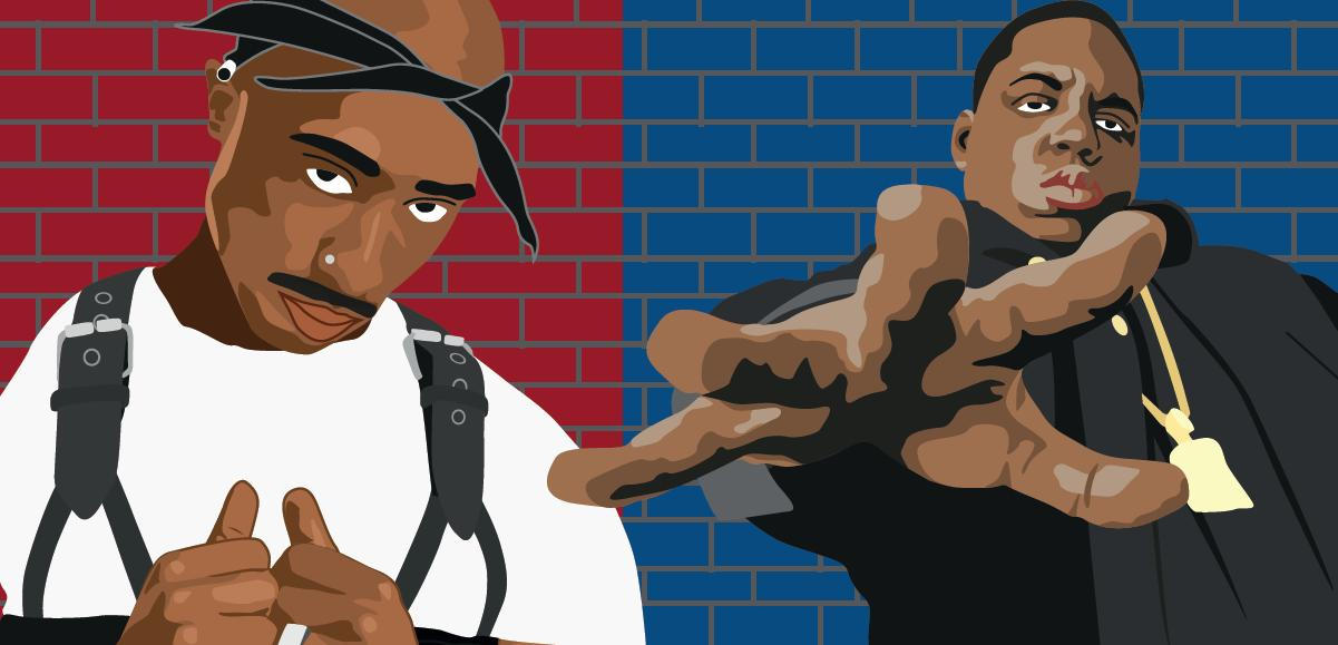TUPAC + BIGGIE SMALLS by nathanriddo on DeviantArt