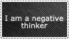 Negative thinker-Stamp