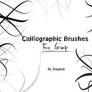 Calliographic Brushes For Gimp